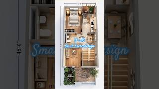18x45 small house design | @Your_dreaM_house0915 @youtubecreators #floorplan #gharkanaksha