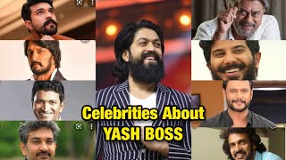 South Celebrities About Yash Boss Ramcharan Sudeep Darshan Rajamouli Appu Shivanna