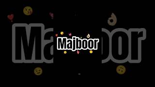 Majboor | Sheheryar Rehan x Zoha Waseem | Music Video 2025 | Aap ka he kehna banta