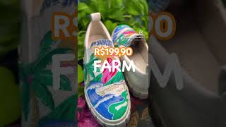 !!! Tênis Farm Slip On & Mule Laço, POR APENAS 199,90 !!!