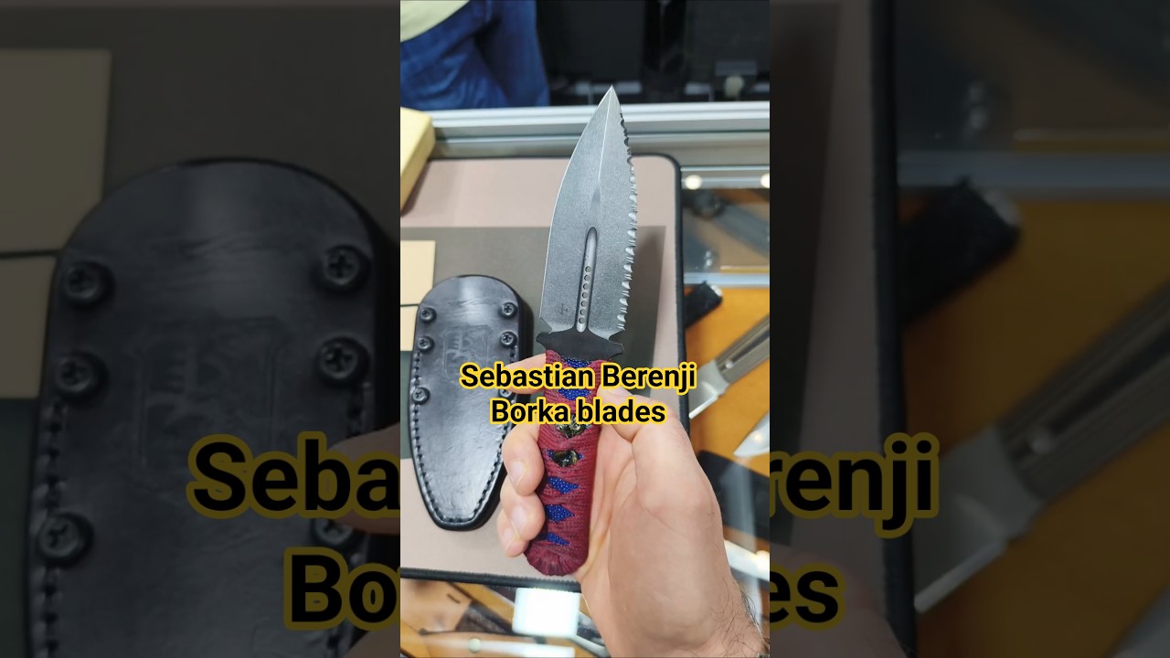 Редкий кинжал. Sebastian Berenji (Borka blades), стенд MKnife. Выставка АРСЕНАЛ МОСКВА 2025.