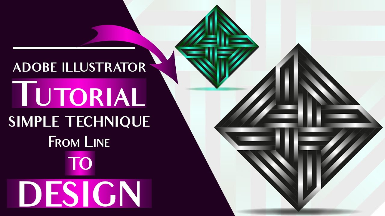 Adobe Illustrator Design Tutorial | #logo #graphics design - YouTube