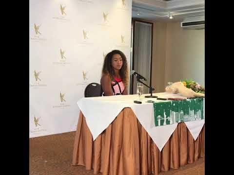 Naomi Osaka  大坂なおみ選手記者会見