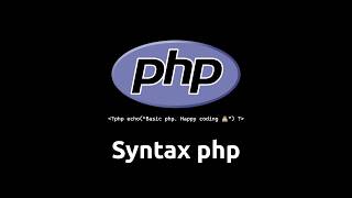 រៀន php - Syntax php - #phpkhmer