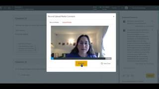 Demonstration of how to provide feedback to Essay tests in Canvas