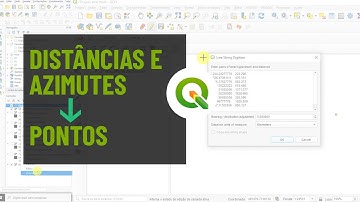 Criar Pontos a partir de Azimutes e Distâncias no QGIS