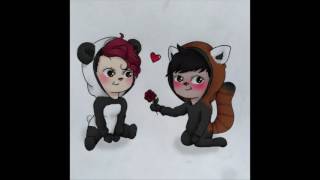 panda couple [animated gif]