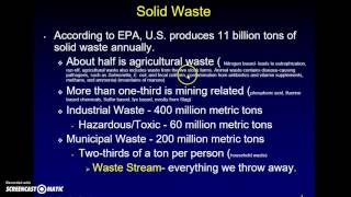 solid, toxic and hazardous waste. Chapter 21 AP environmental science part 1