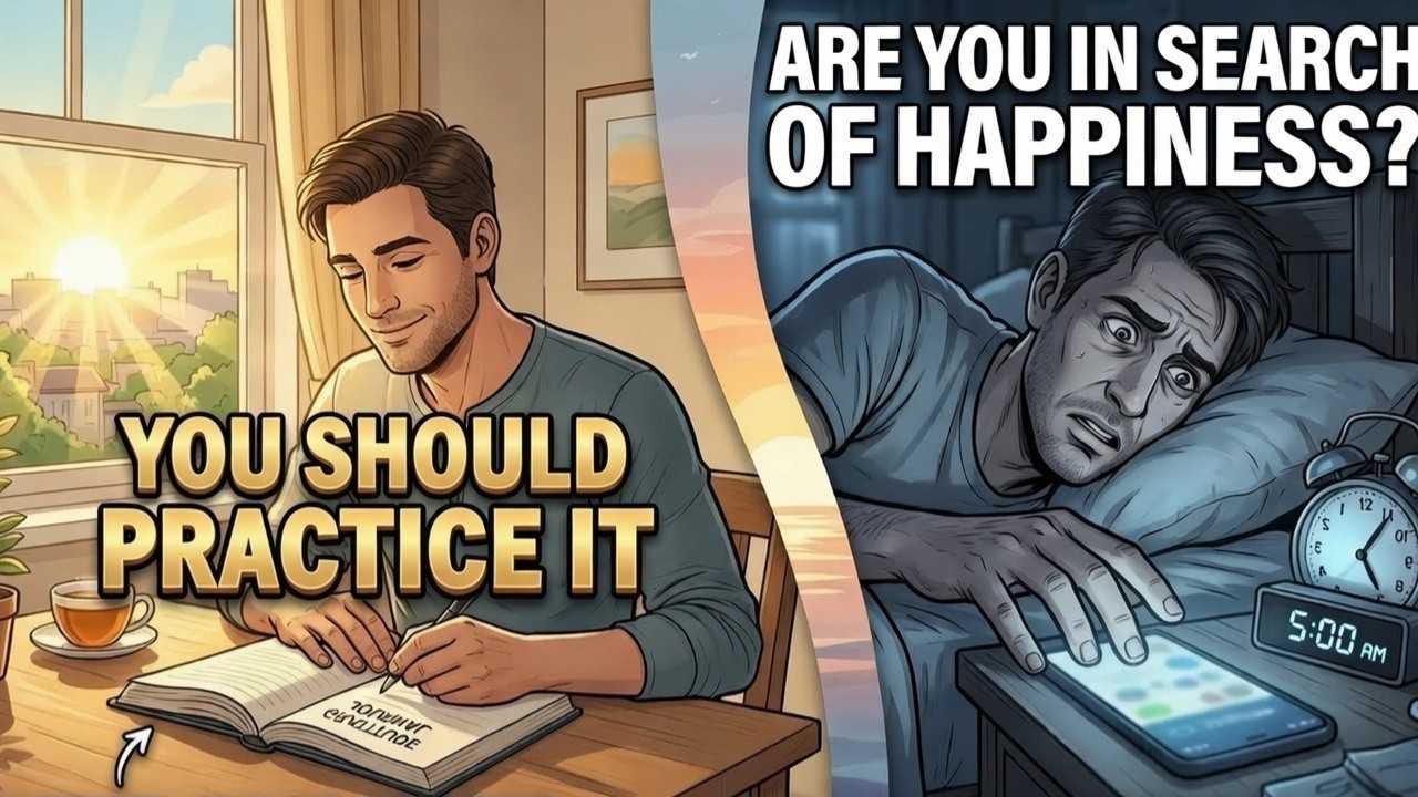 He Woke Up UNHAPPY for Years   5 Minutes Changed His Entire Life