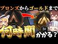 【APEX】新シーズンのブロンズからゴールドまで何時間かかる?(シルバー帯編)【ゆっくり実況】