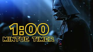 🌌⚡1-Minute Dark Side  Galactic Countdown Timer | Cinematic Space Focus Timer (No Music)