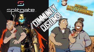 Let's Play Splitgate and Halo Infinite and PUBG Community Customs - LITTLE LUKEY COMEDOWN TO VISIT!