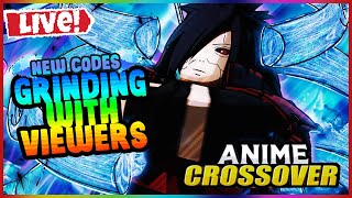 🔴[LIVE | ANIME CROSSOVER DEFENSE] NEW CODES, GRINDING WITH VIEWERS, FREE CARRIERS & MORE