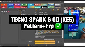 TECNO SPARK 6 GO (KE5) Pattern + Frp bypass with UnlockTool