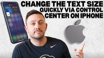 How to Change Font Size on iPhone Using Control Centre (Quick & Easy)