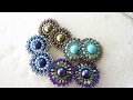 Swarovski Pearl Brick Stitch Earrings