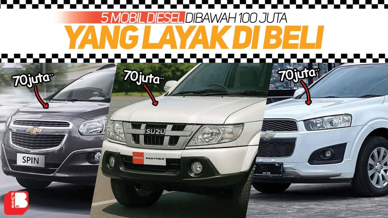 5 Mobil Diesel Bekas Dibawah 100JT Yang Layak Dibeli | Cuman 70Jt Bisa Beli Mobil Cumi Darat