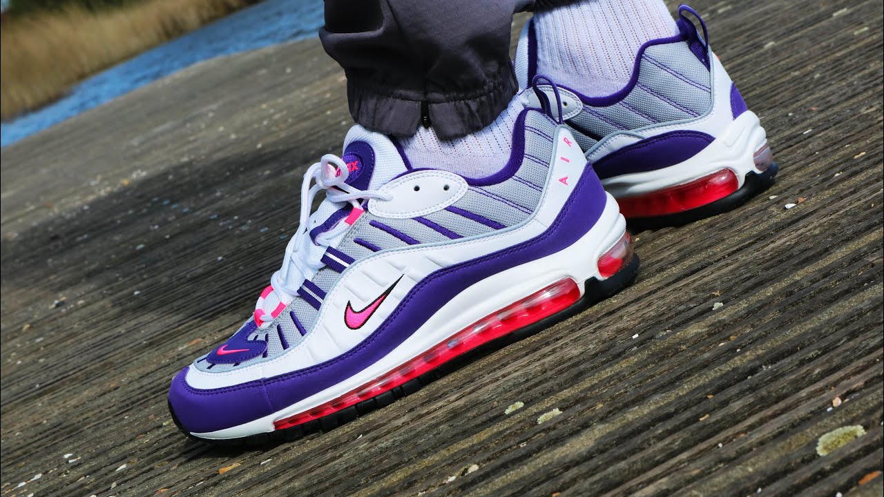 Nike Air Max 98 Frieza Unboxing Review And On Foot Kix Fix Youtube