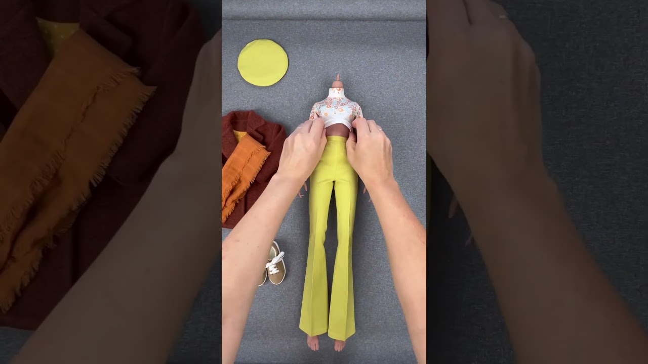 Smart doll dress up 1. Autumn outfit by MyLittleDollStory from Etsy 