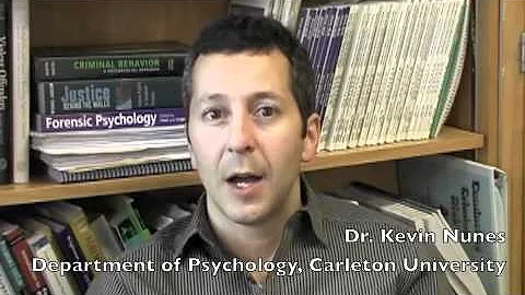 Dr. Kevin Nunes, Psychology - Carleton University