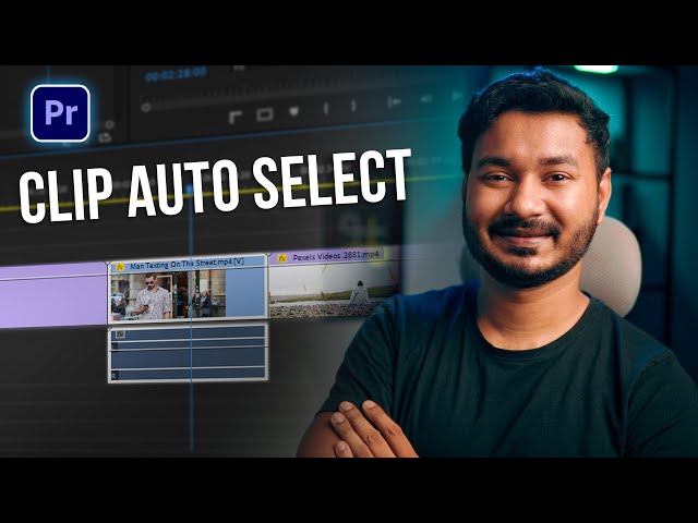 How to Turn On/Off Auto Clip Selection in Premiere Pro Timeline