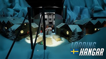 Overwatch Fan Map Blockout Flythrough - Control Point "Hangar"