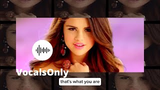 Selena Gomez & The Scene - Love You Like A Love Song (Acapella - VocalsOnly/Lyrics) 4K