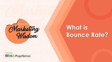 What is Bounce Rate?