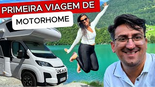 NOSSA PRIMEIRA VIAGEM COM MOTORHOME NOVINHO. (AUTOCARAVANA)