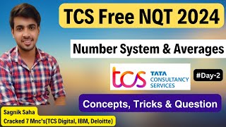 TCS Numerical Ability Topics | Day2 | Number System & Averages | TCS NQT  Preparation 2024 | Tricks