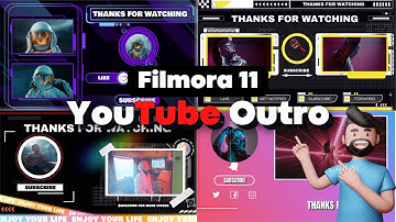 How to Make a YouTube End Screen (FREE & EASY Tutorial) - Filmora 11