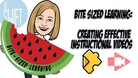 Bite Sized Learning - Creating Effective Instructional Videos