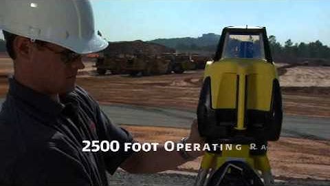 Leica Rugby 400 machine control laser