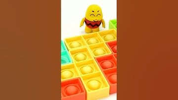 Fidget Pop it Tetris Puzzle🌈 #shorts #cocobi
