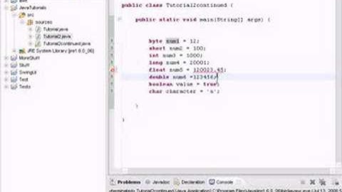 Java Tutorials Part 3 - Data Types more thoroughly