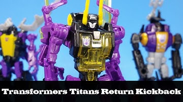 Transformers Kickback Titans Return Hasbro Action Figure Review