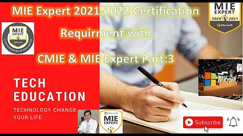 MIE Expert & CMIE Requirement courses Part 3 (2021 2022)