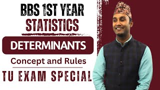 Determinants in Nepali || Sarrus Rule || BBS 1st Year Statistics || Basic Concept || TU - Gurubaa