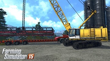 Farming Simulator 15: Liebherr Crawler Crane HS875HD