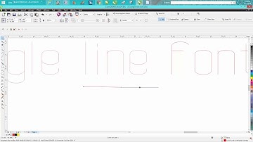 Corel Draw Tips & Tricks Single line Vector Font Part 4 for a CNC Plasma