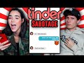 Tinder Message revenge on Zach!!!  ** AWKWARD **