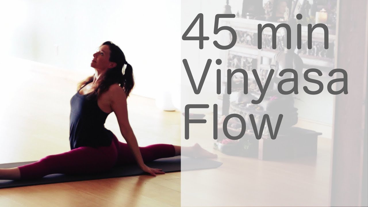 45 Minute Hatha Yoga Flow (Free Vinyasa Yoga class) YouTube