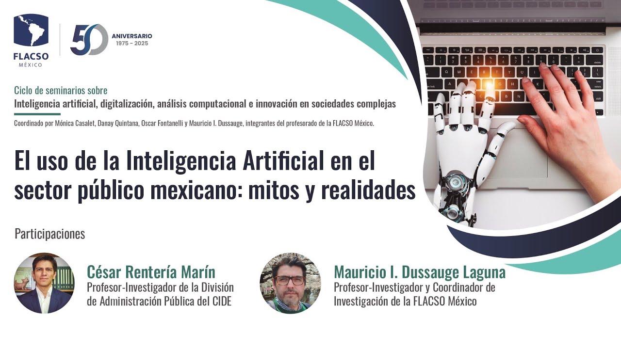 Seminario. El uso de la Inteligencia Artificial en el sector público ...