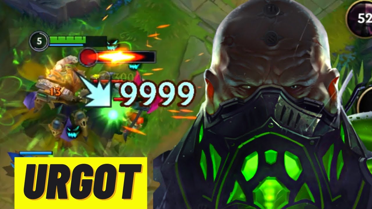 WILD RIFT - URGOT SO OP? | NEW OP CHAMPION (BUID & RUNES) - YouTube