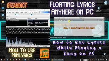 How to Get Lyrics While Playing a Song on PC | Get Lyrics On Your PC (MiniLyrics)