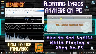 How to Get Lyrics While Playing a Song on PC | Get Lyrics On Your PC (MiniLyrics) screenshot 4