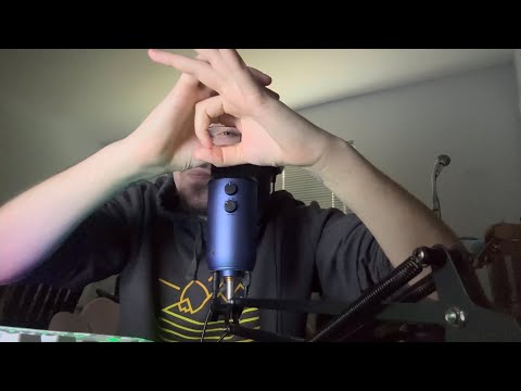 ASMR Fast Dry Mouth Sounds (telescope, hurricane, wave crash)