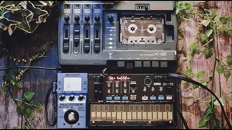 Korg Volca FM + ZOOM MS-70CDR + Tape Machine | Lo-Fi Ambient Jam