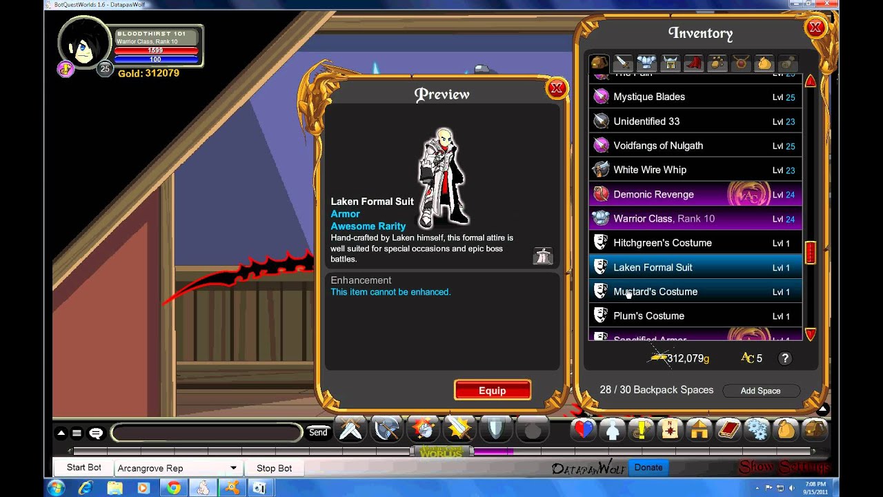 Trading AQW account! YouTube