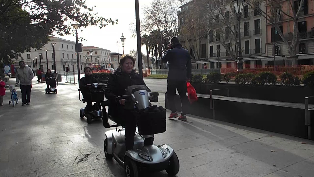 Mobility scooter Mallorca. YouTube